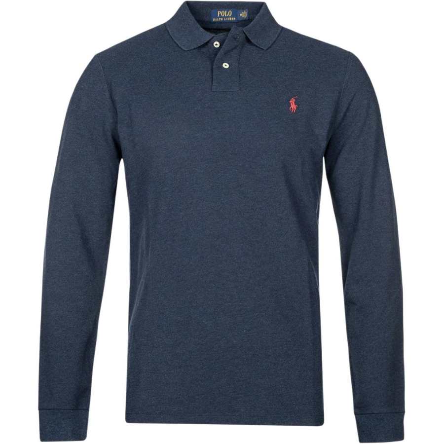Polo Ralph Lauren Polo Shirts Men's Blue Polo Collar Moderate Other