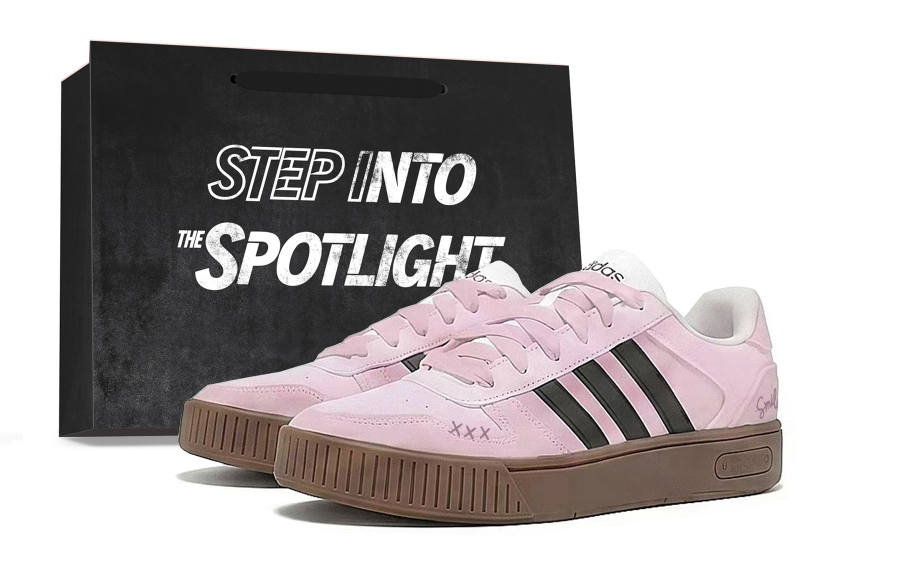 Adidas Adidas D PAD Skateboard Shoes Unisex Low Top Pink/Black/Brown/White