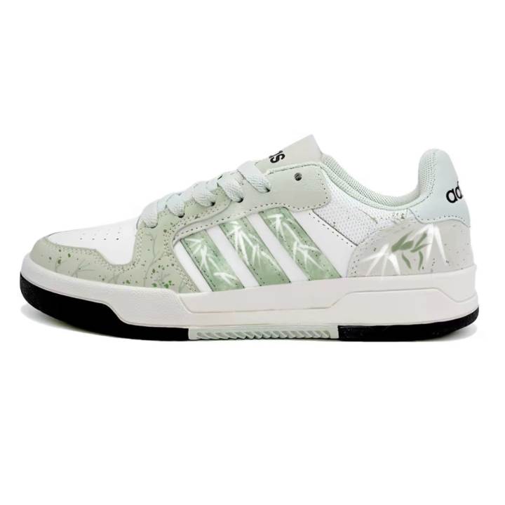 Adidas Adidas ENTRAP Skateboard Shoes Unisex Low Top Green/White/Black