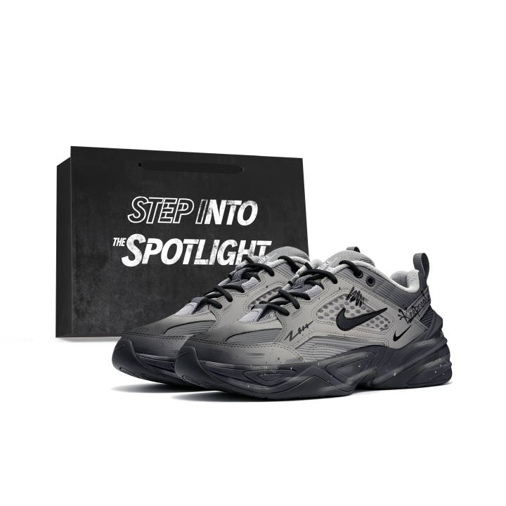 Nike Nike M2K Tekno Chunky Sneakers Unisex Low Top Gray
