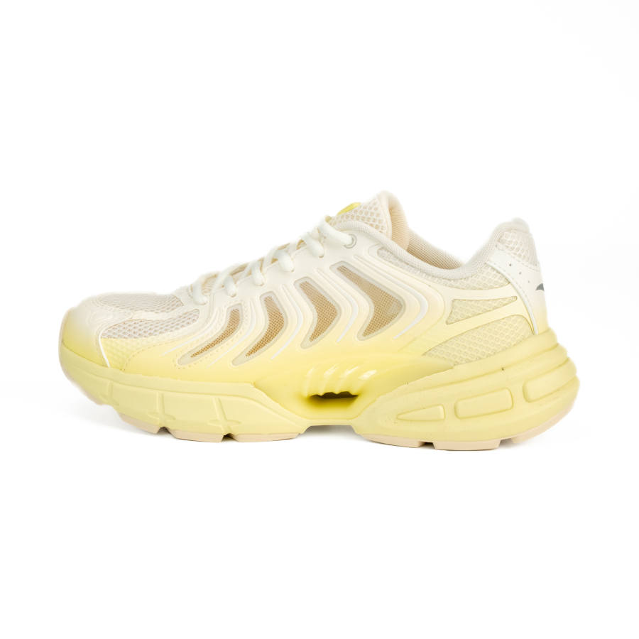 ANTA Millennium 9 Casual Shoes Women's Mid Top Ivory White/Azure Yellow/Light Beige White