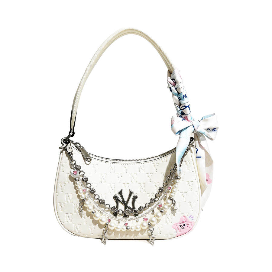 MLB MLB New York Yankees Shoulder Bags Cream White