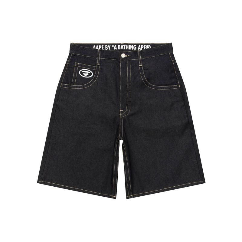 Aape Denim Shorts Men's Navy Blue NYX Moderate