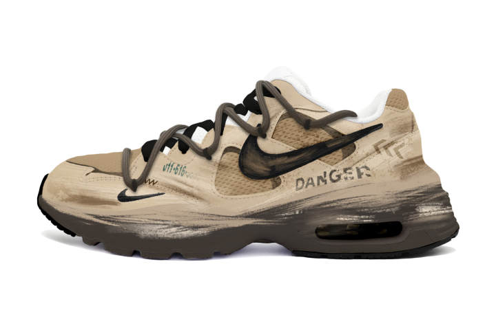 Nike Nike Air Max Fusion Running Shoes Unisex Low Top Gray