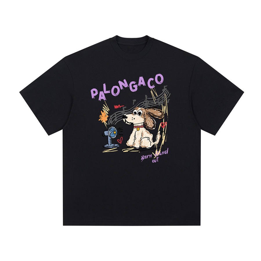 PAL ONGACO T Shirts Unisex Crew Neck Thin Straight Fit