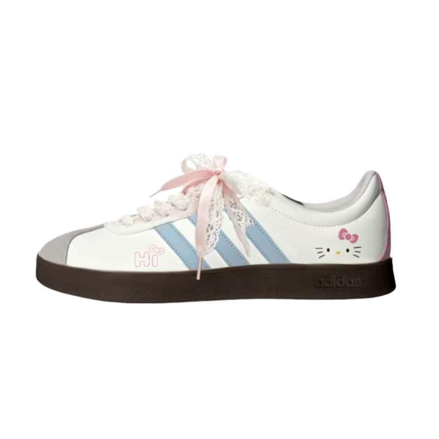 Adidas Adidas VL COURT 2.0 Skateboard Shoes Unisex Low Top White