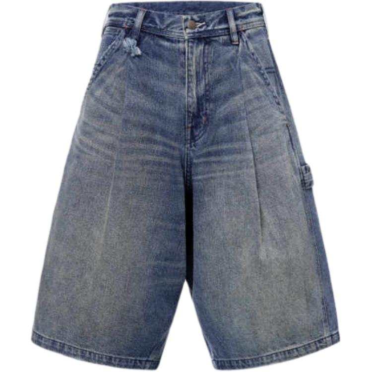 R13 Denim Shorts Unisex Riverton Blue Moderate Other