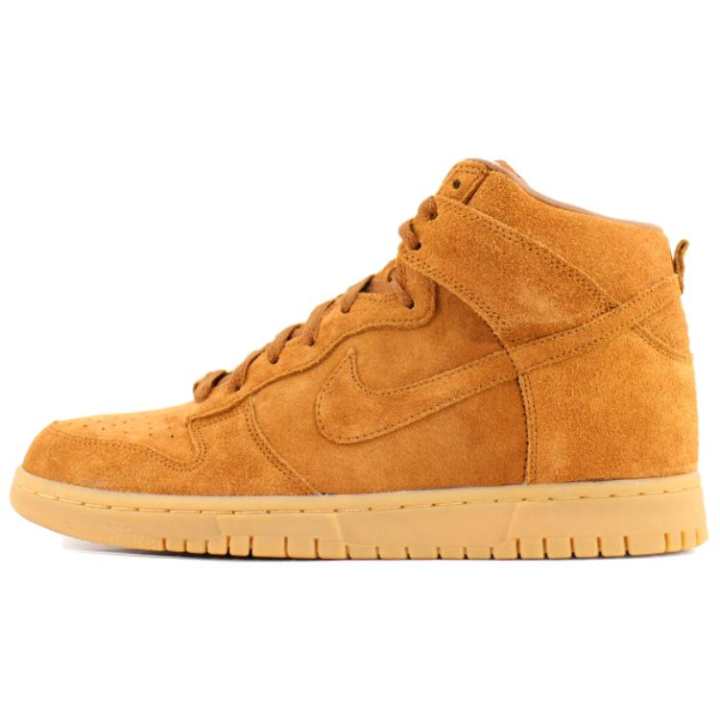 Nike A.P.C X Nike Dunk High Skateboard Shoes Unisex High Top Brown