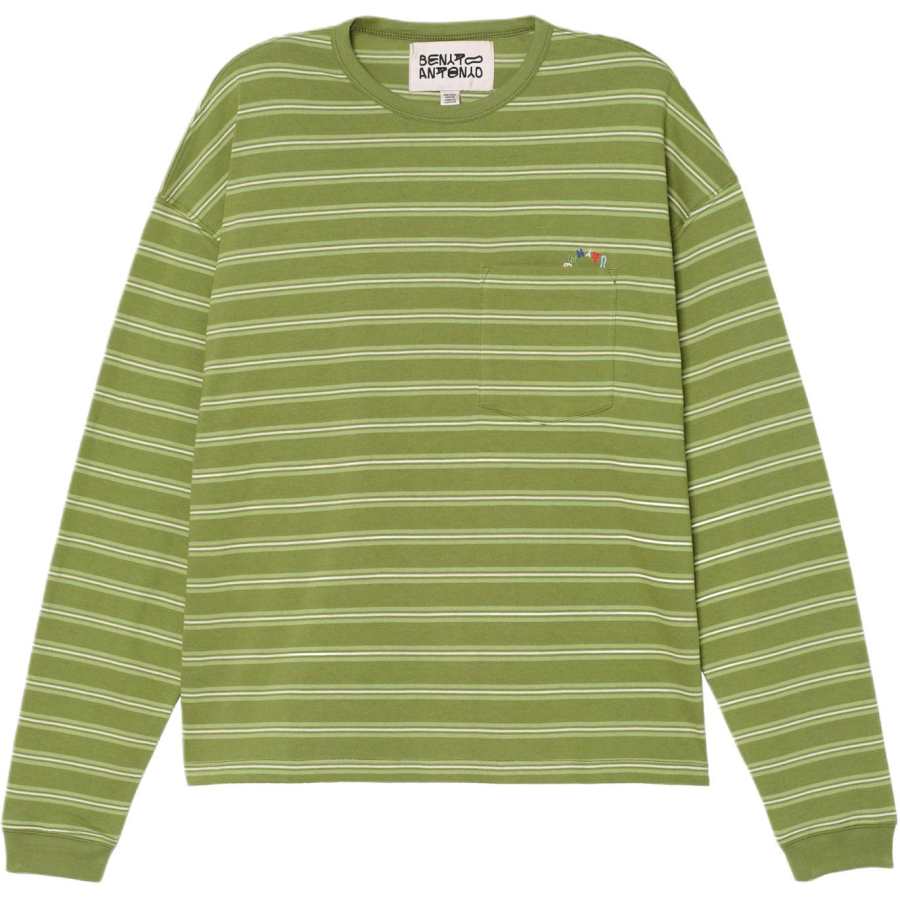 ZARA Bad Bunny T Shirts Men's Green Crew Neck