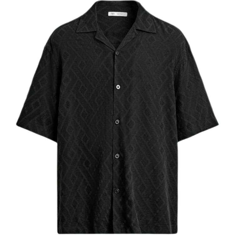 ZARA ZARA Shirts Men's Black Moderate