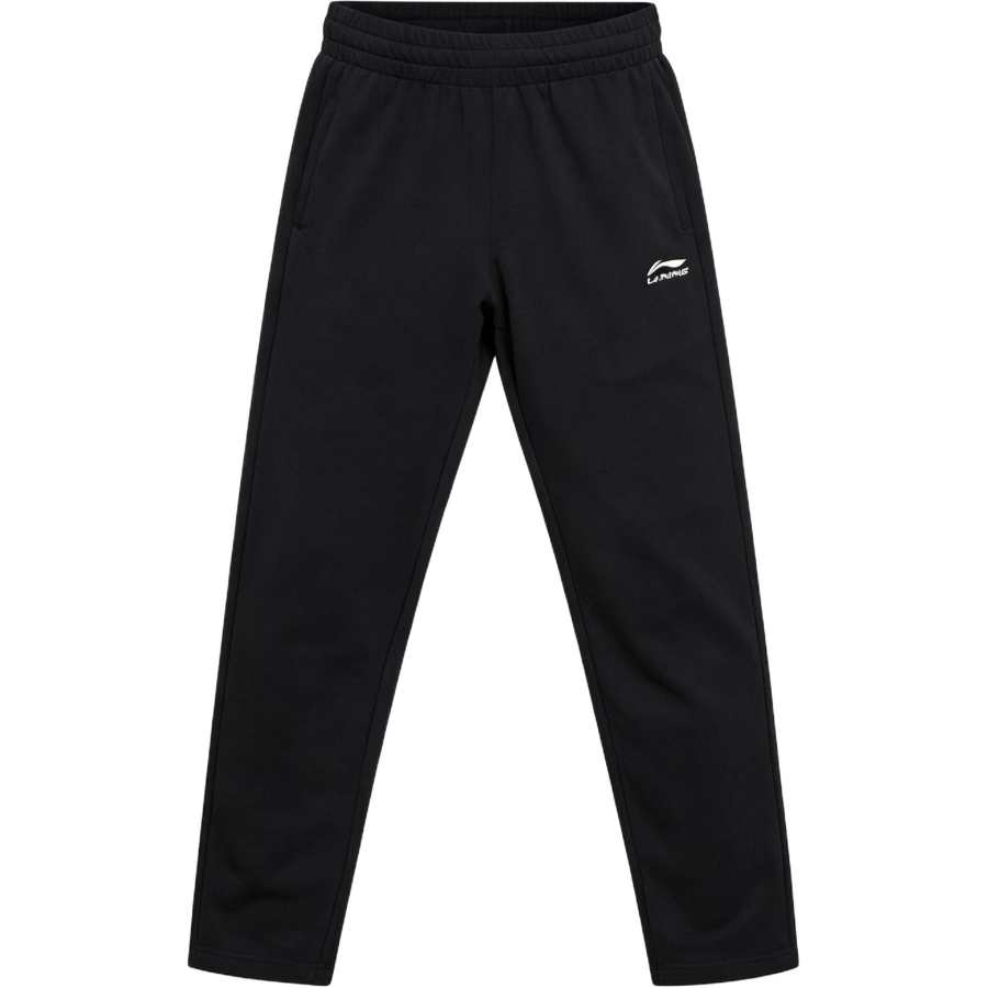 Li-Ning Li Ning Knitted Sweatpants Men's Black Zip Pocket Thin Straight Fit Pants