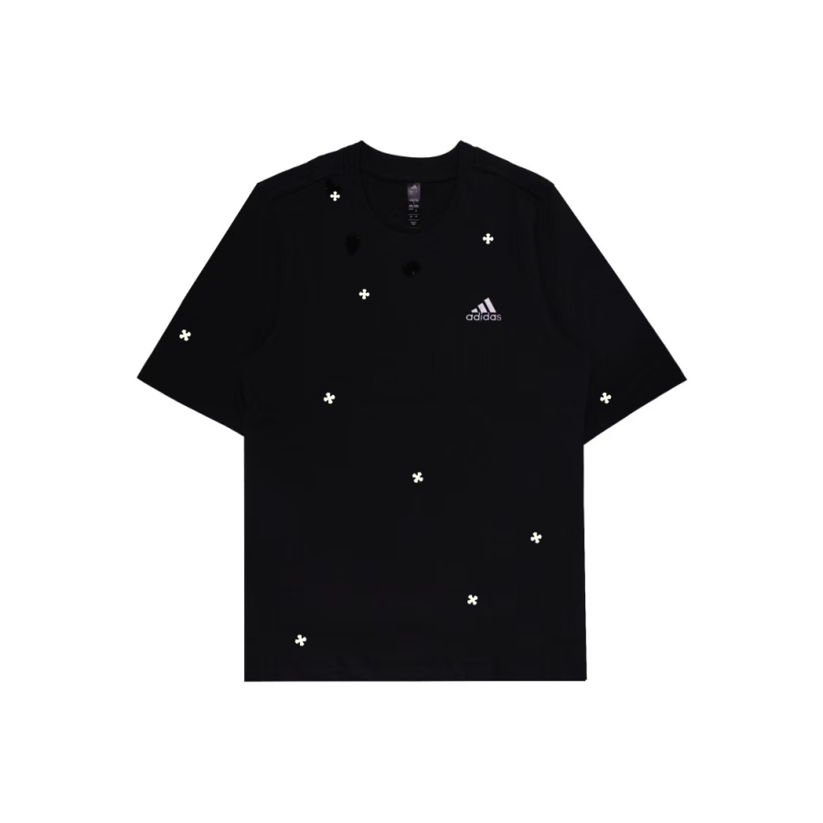 Adidas Adidas MUST HAVES T Shirts Unisex Black Crew Neck Moderate Straight Fit