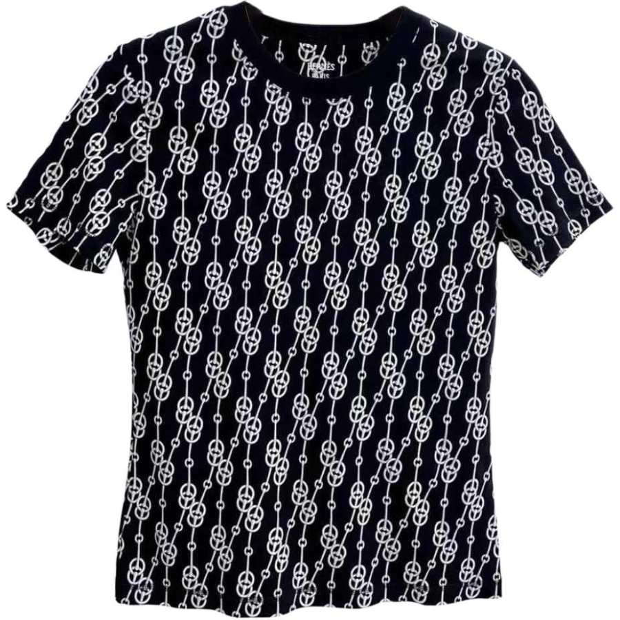 HERMES Knitwear Women's Black Crew Neck Moderate Straight Fit