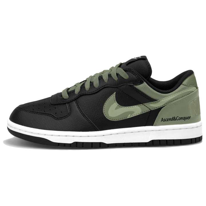 Nike Nike Big Skateboard Shoes Men's Low Top Black