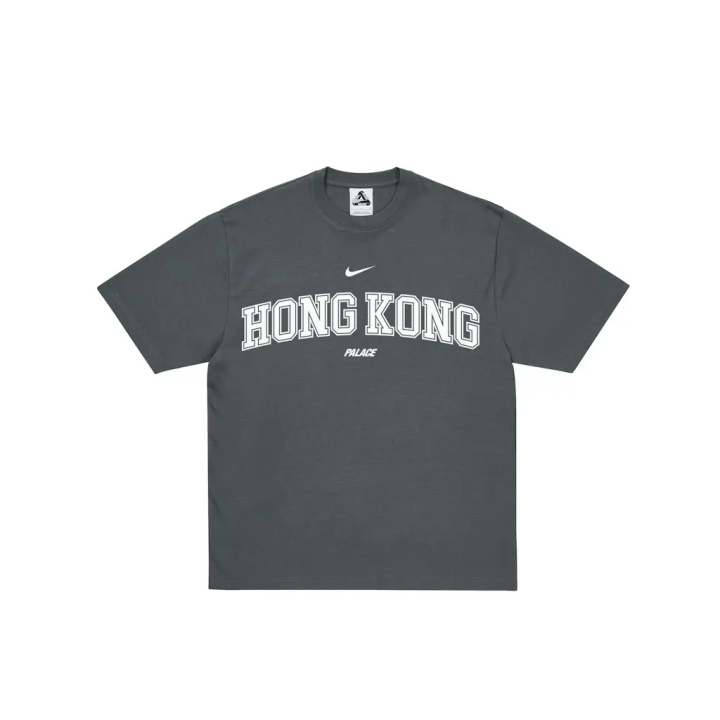 Nike Nike X PALACE T Shirts Unisex Dark Gray Crew Neck Moderate