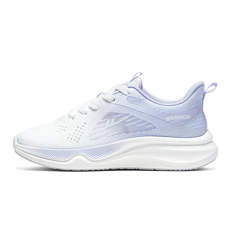 WARRIOR Running Shoes Women's Low Top White Purple/White Pink