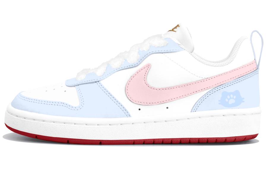 Nike Nike Court Borough Skateboard Shoes Women's Low Top Powder