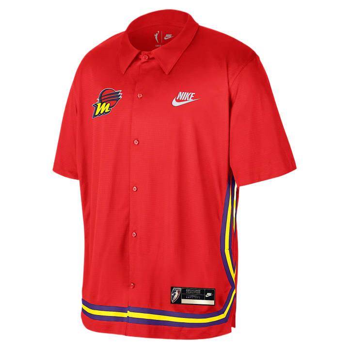 Nike Nike Dri Fit Basketball Jerseys Men's Chile Red/White Lapel Moderate