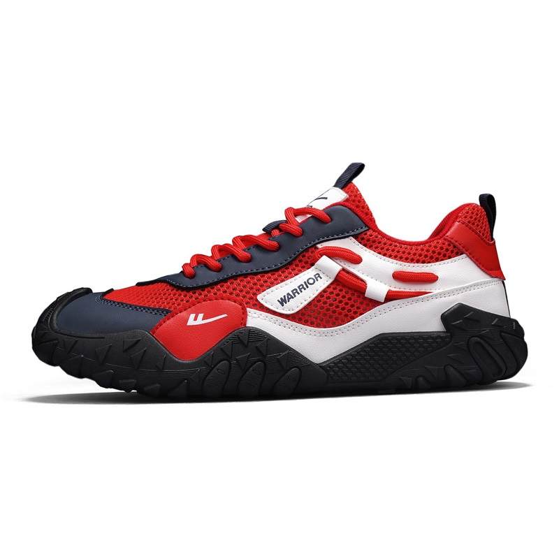 WARRIOR Casual Shoes Men's Low Top Red/Beige/Dark Blue