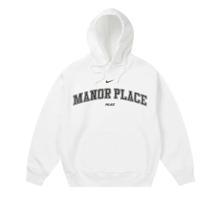 Nike Nike X PALACE Sweatshirts Unisex White Hooded Non Detachable Moderate