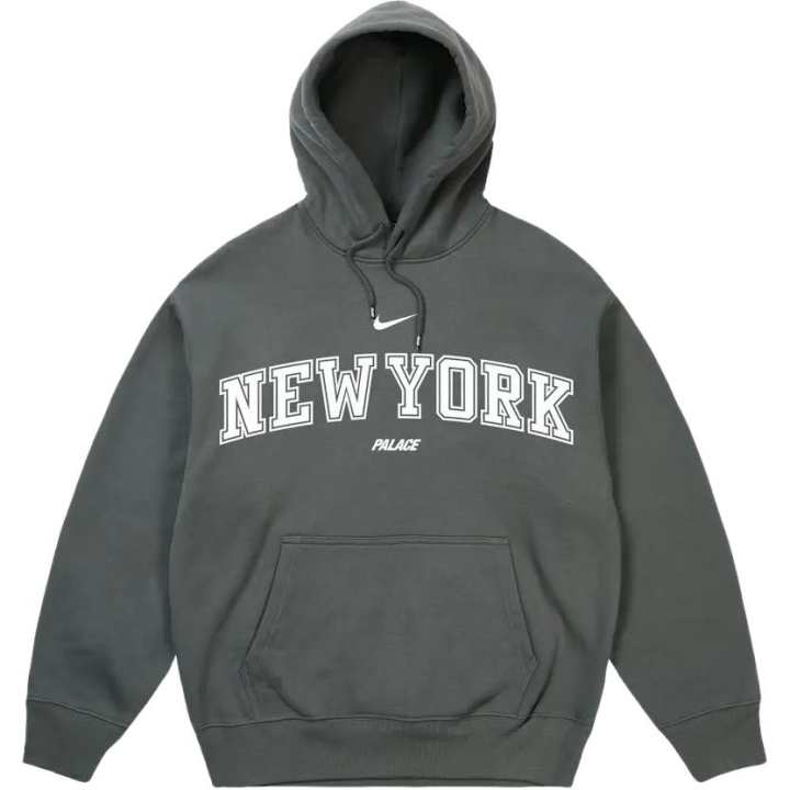 Nike Nike X PALACE Sweatshirts Unisex Dark Gray Hooded Non Detachable Moderate