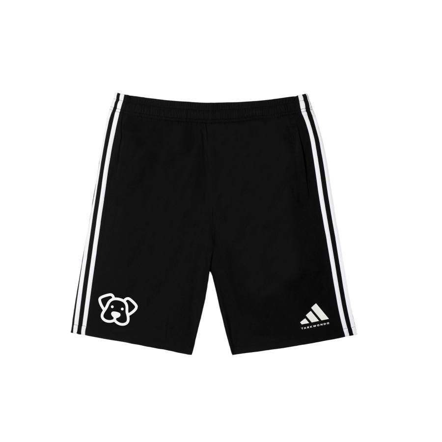 Adidas Adidas Taekwondo Casual Shorts Men's Black Moderate Straight Fit Pants