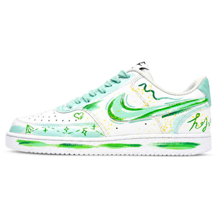 Nike Nike Court Vision 1 Skateboard Shoes Women's Low Top Yellow