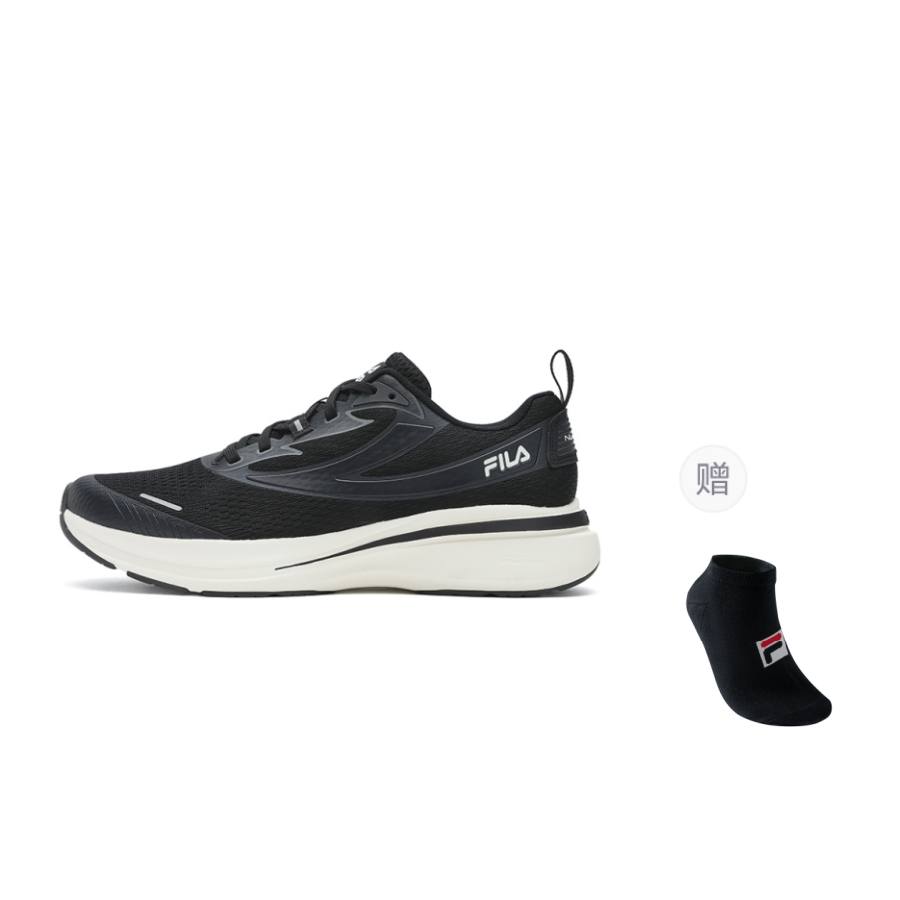 FILA Running Shoes Men's Low Top Black