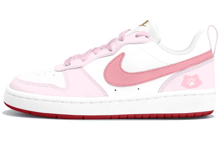Nike Nike Court Borough Skateboard Shoes Women's Low Top Pink