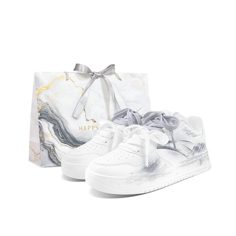 ANTA Easy Skateboard Shoes Men's Low Top White