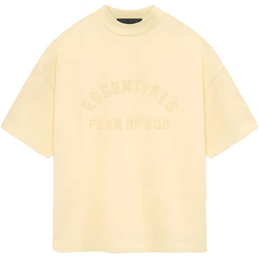 Fear Of God Essentials SS24 Crewneck T Shirt T Shirt Men's Garden Yellow/Garden Yellow