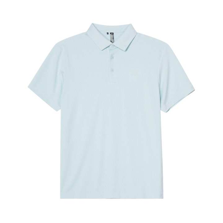 Adidas Adidas Golf Clothing Men's White/Crystal Blue Polo Collar Moderate