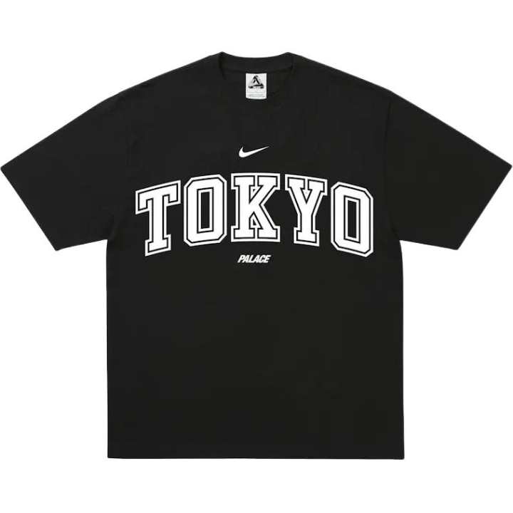 Nike Nike X PALACE T Shirts Unisex Black Crew Neck Moderate