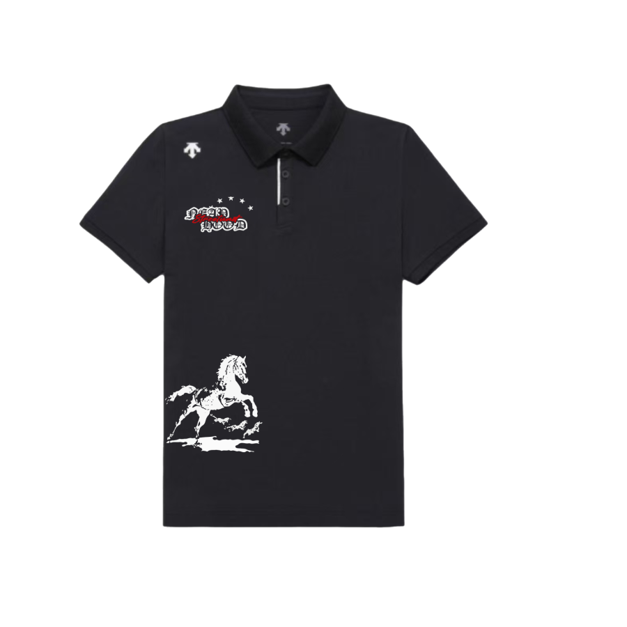 DESCENTE Polo Shirts Unisex Moderate Straight Fit