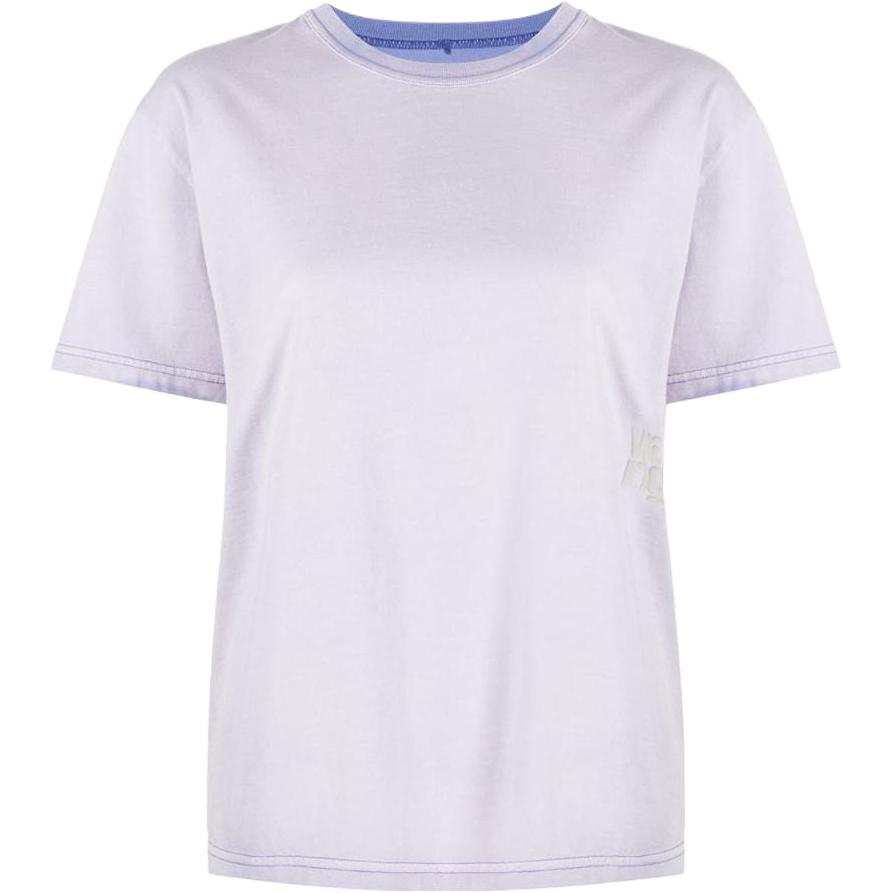 Alexander Wang Embossed-logo Crewneck T-shirt