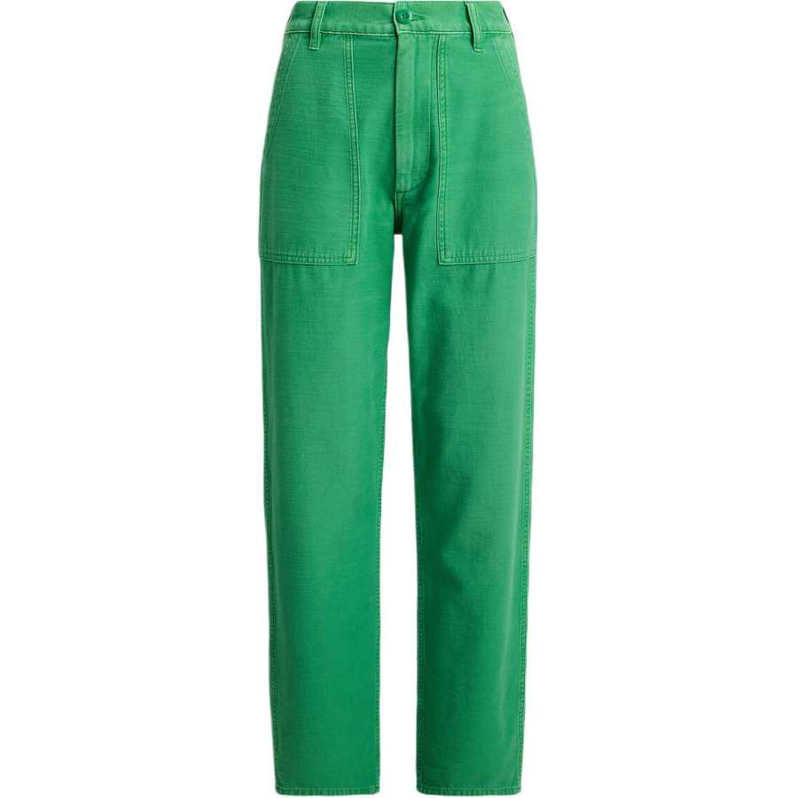 Polo Ralph Lauren Casual Pants Women's Green Moderate Straight Fit Pants
