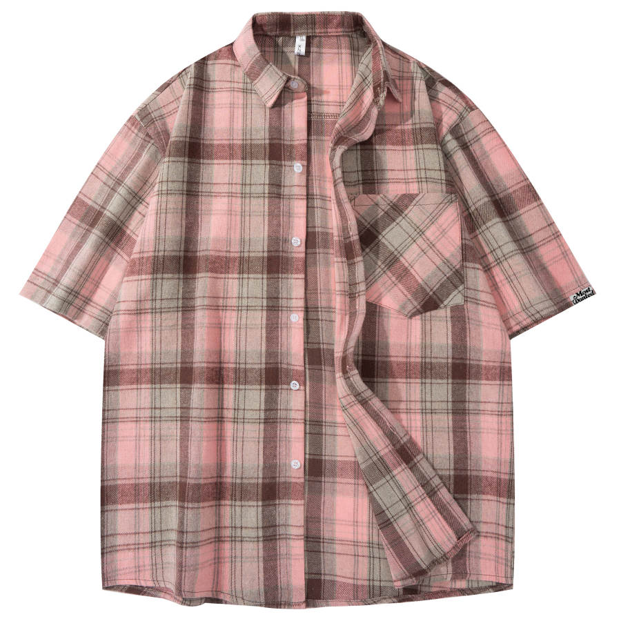 MostwantedLab MostwantedLab Shirts Unisex Lapel Moderate A Line