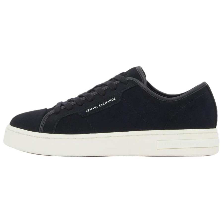 ARMANI EXCHANGE Skateboard Shoes Men's Low Top Navy Blue