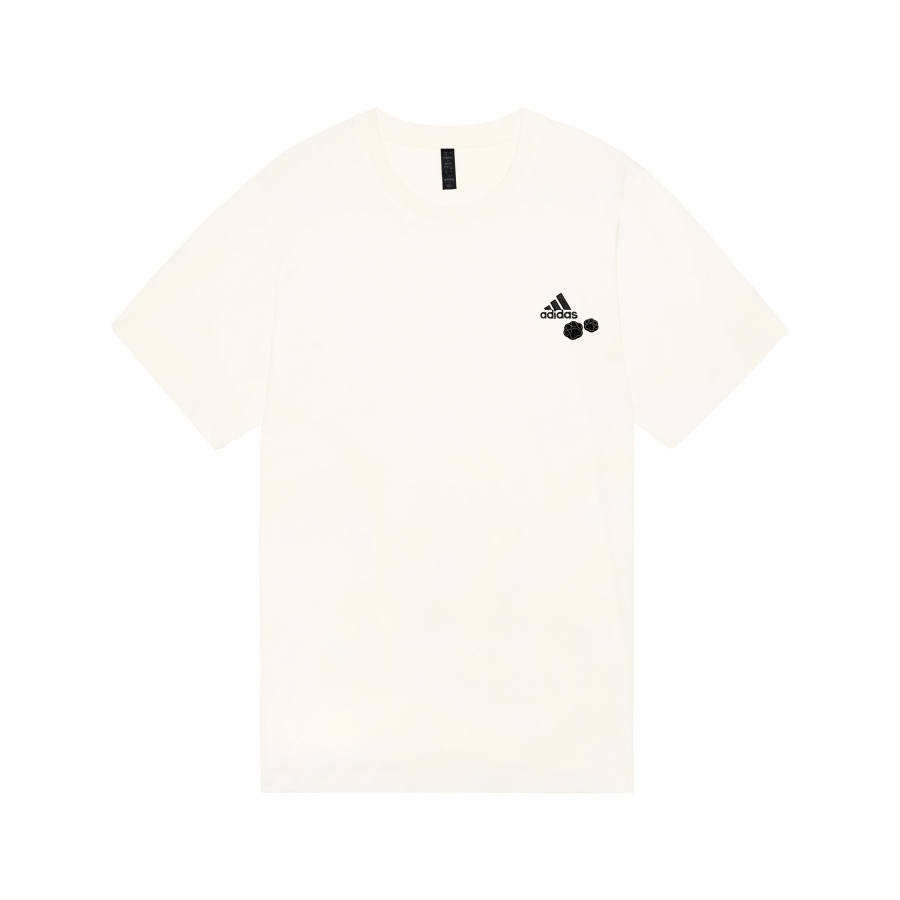 Adidas Adidas MUST HAVES T Shirts Unisex Ecru Crew Neck Moderate Straight Fit
