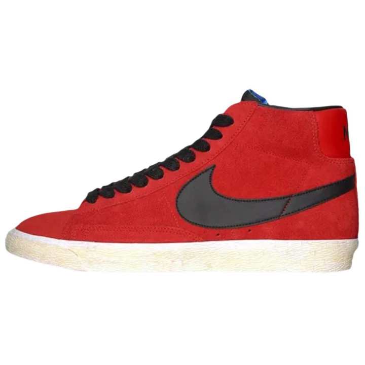 Nike Nike Blazer Skateboard Shoes Men's Mid Top Red Black