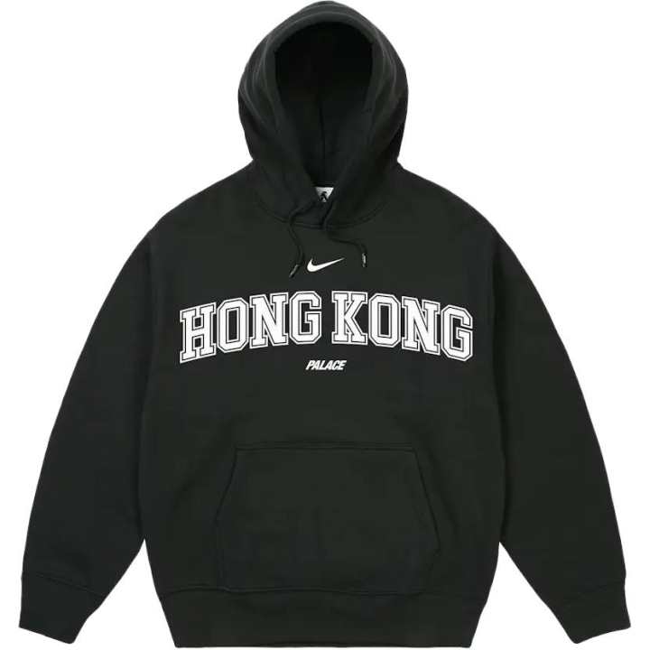 Nike Nike X PALACE Sweatshirts Unisex Black Hooded Non Detachable Moderate