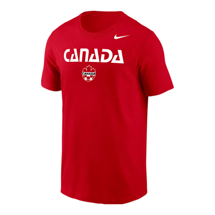 Nike Nike Canada National Team Soccer Jerseys Men's University Red Crew Neck Moderate
