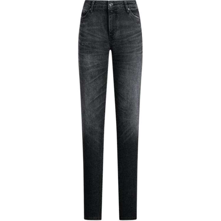 ARMANI EXCHANGE Jeans Women's Denim Black Moderate Tapered Pants