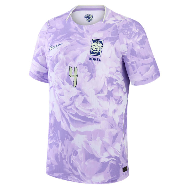 Nike Nike Korea National Team Soccer Jerseys Men's Purple Crew Neck Moderate