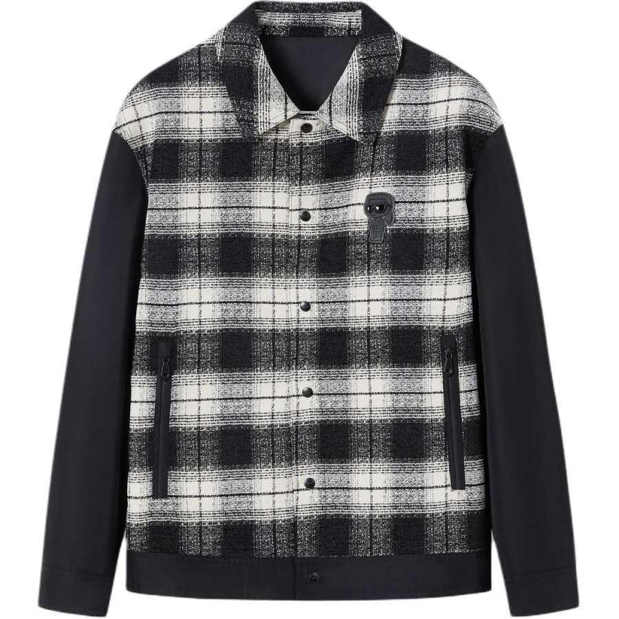 KARL LAGERFELD / Karl Lagerfeld Jeans Jackets Men's Black Lapel Moderate Other