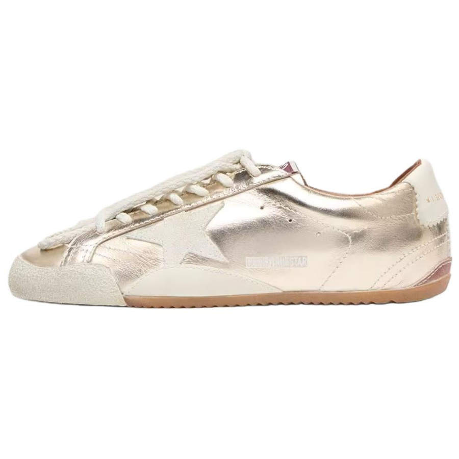 Golden Goose True Star Casual Shoes Women's Low Top Silver