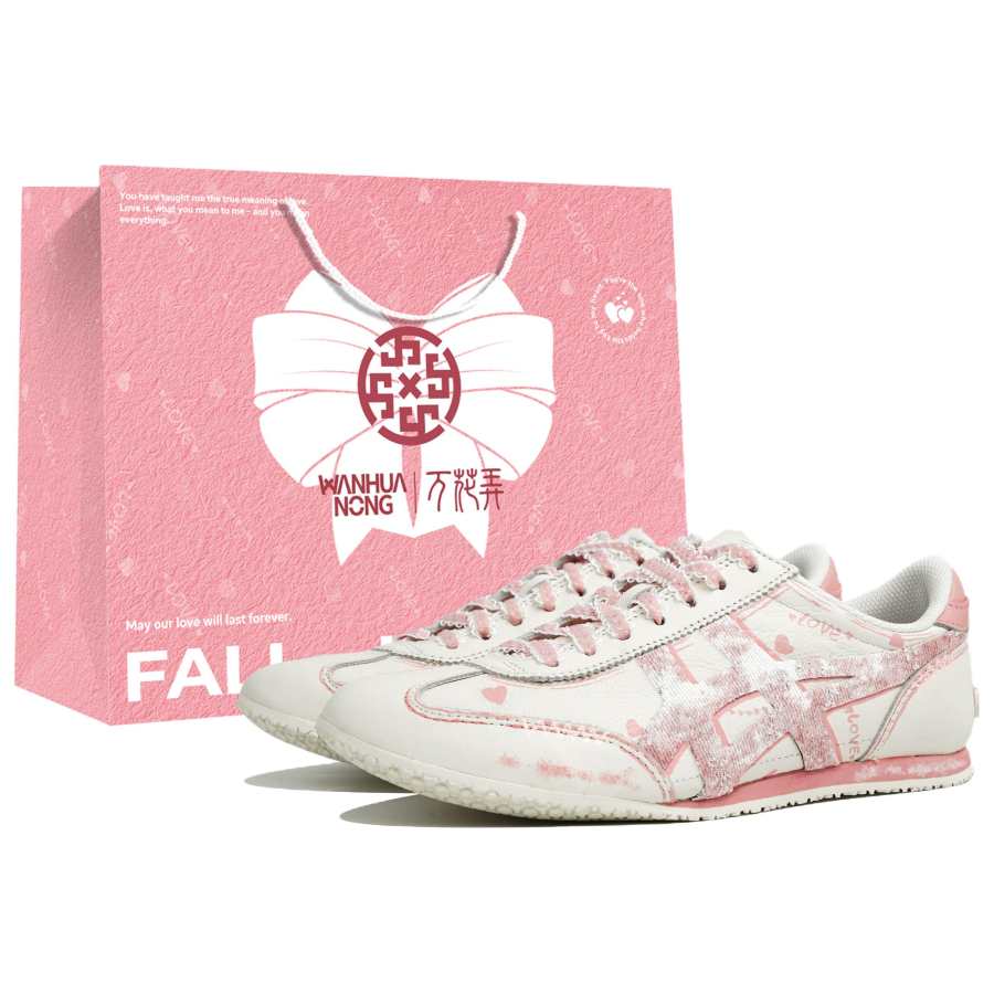 Onitsuka Tiger Machu Racer Wan Hua Nong, Wish Sticky Notes, Shopping Bag Abrasion Resistant Lightweight Casual Shoes