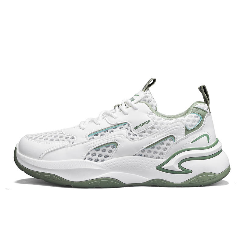 WARRIOR WARRIOR Chunky Sneakers Men's Low Top Beige/Green
