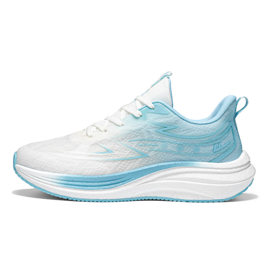 WARRIOR Running Shoes Men's Low Top White Blue, White Green, Black