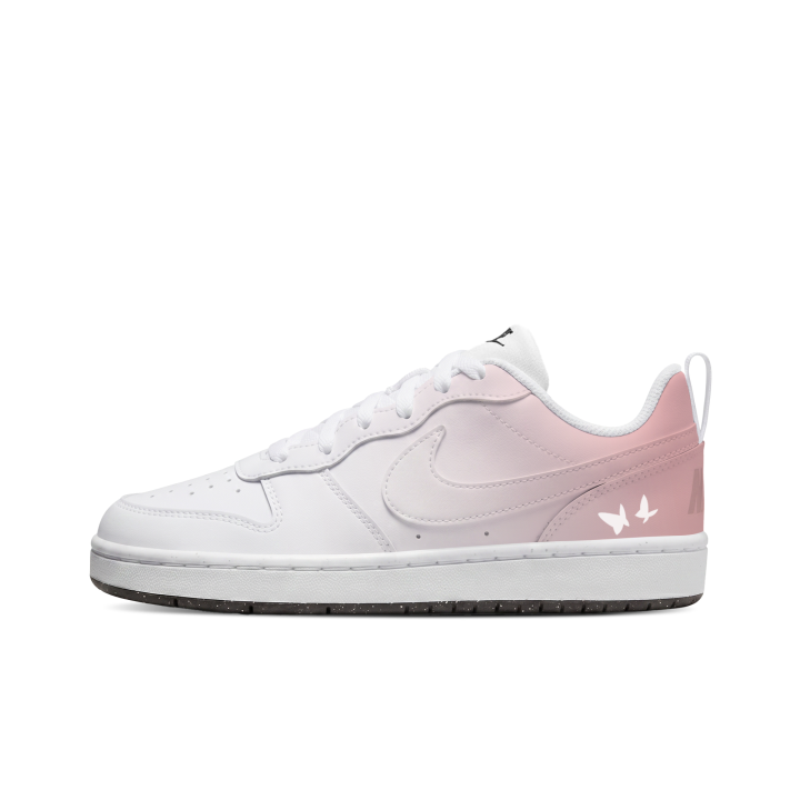 Nike Nike Court Borough Skateboard Shoes Unisex Low Top White/Pink